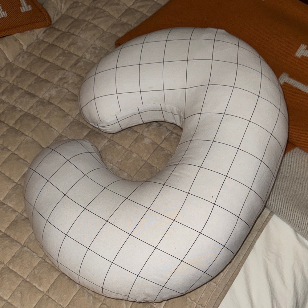 Boppy Grid Pattern Nursing Pillow